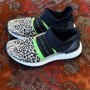 Adidas Stella McCartney Ultra boost x 3D knit Black/Core White/Solar Green 7